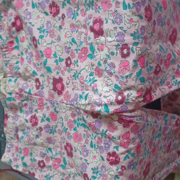 One step up 10/12 girls leggings Pink with Flowers - Picture 1 of 3